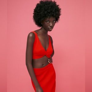 ZARA RIBBED KNIT SET